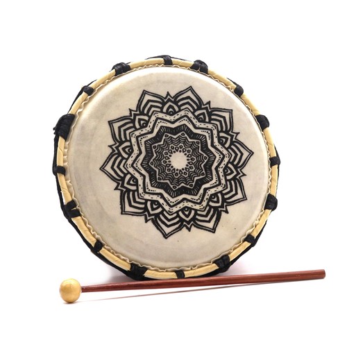20cm mandala shamanic drum - 20cm,