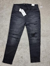 Zara Black Distressed Skinny