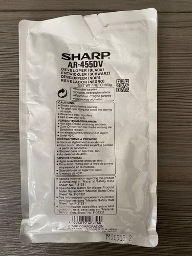 Sharp ar455 developer - ar455, dv