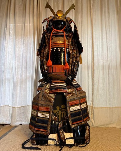 Antique japanese samurai armor - antique,