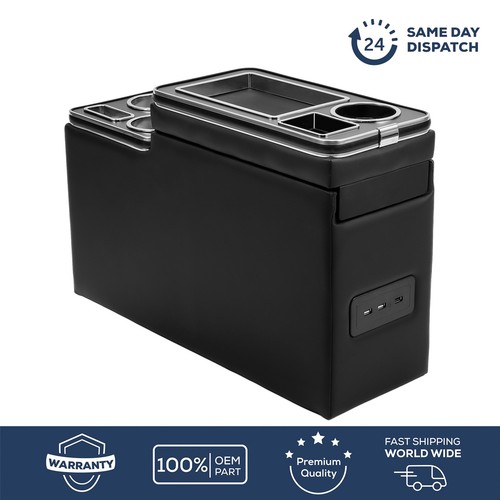 Led usb center console storage - usb,