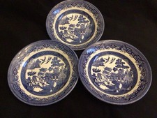 Vintage churchill blue willow - vintage,