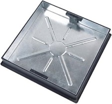 CLARK DRAIN BLOCK PAVING SQUARE TO ROUND MANHOLE COVER 450MM x 80MM CLKS CD450SR