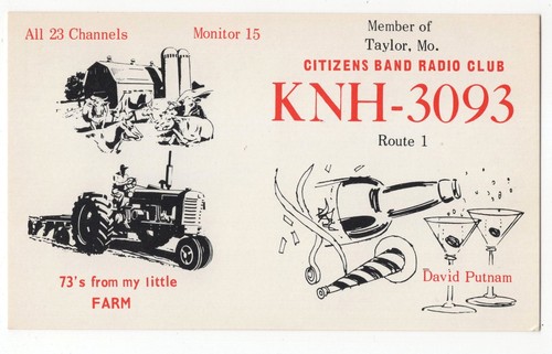 Taylor qsl radio comic - mo,