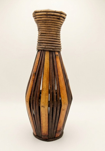 Vintage woven bamboo - woven,