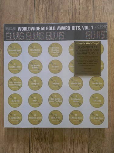Elvis worldwide gold award - elvis,