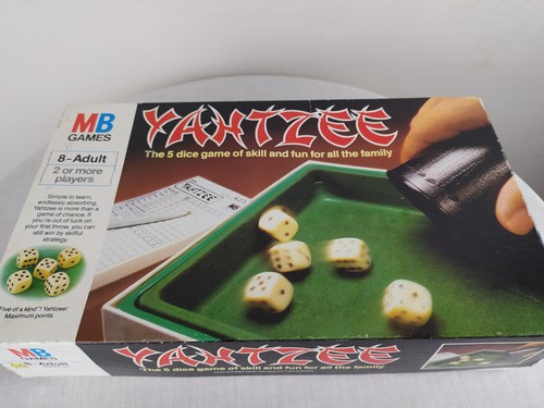 Vintage 1985 games yahtzee - vintage,