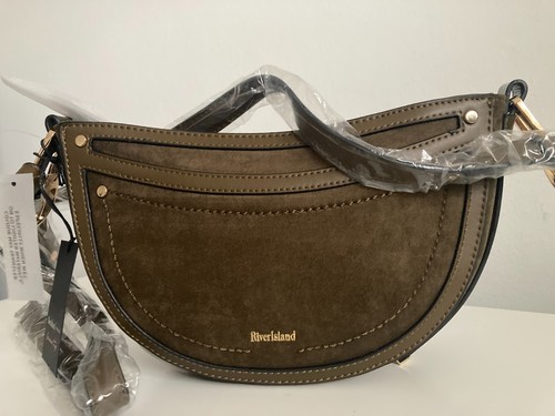 River island bag khaki - river,