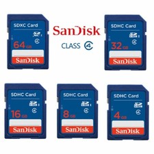 Sandisk SD Card 4GB 8GB 16GB 32GB 64GB SDHC Memory Card-Camera Universal -Blue