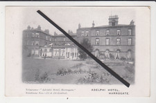MATTHEWS POSTCARD - ADELPHI HOTEL, HARROGATE - POSTED