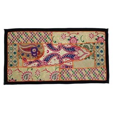 Vintage Embroidered Patchwork Head Board Bohemian Tapestry Wall Hanging Ad