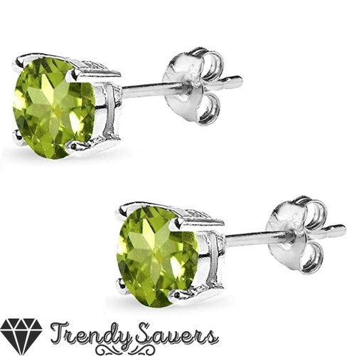 5mm silver round stud - 5mm, earrings