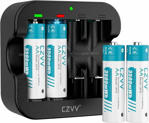 4pack czvv aa - aa, lithium