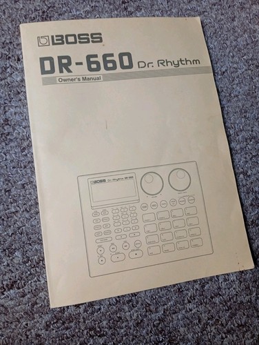 Boss 660 rhythm drum - dr-660,