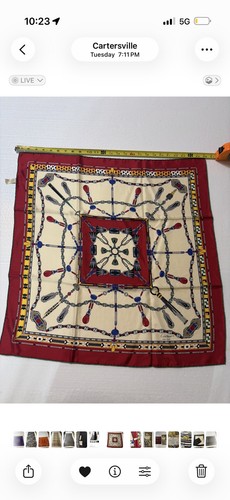 Cartier paris silk scarf - paris,