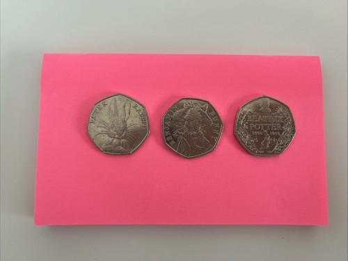Circulated beatrix potter 50p - beatrix,