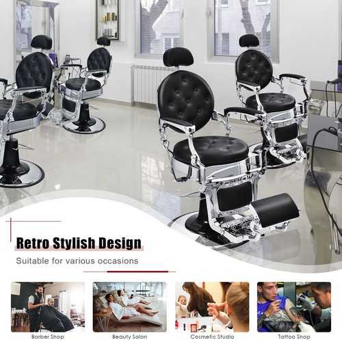 Reclined salon chair - chair, vintage