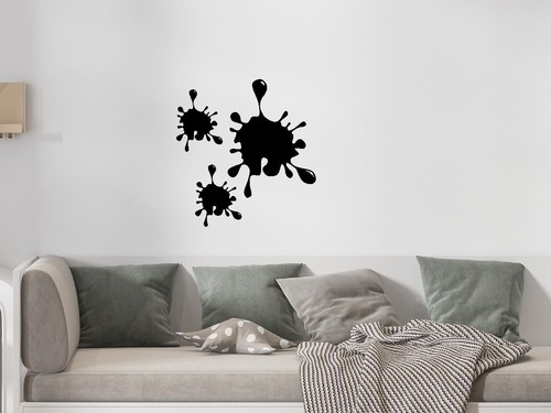 Funny splash wall stickers - splash,