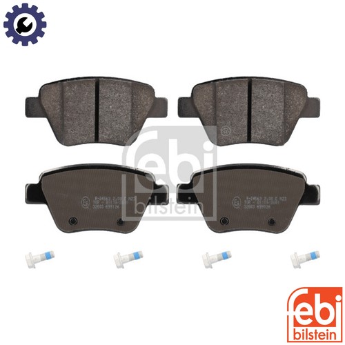 Brake pad set disc - brake, 16797