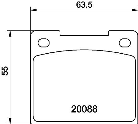 Mintex front brake - mintex, set