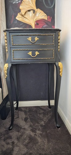 Pair black gold - gold, vintage