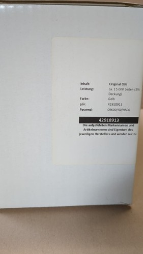 Genuine oki 9600 - oki, c