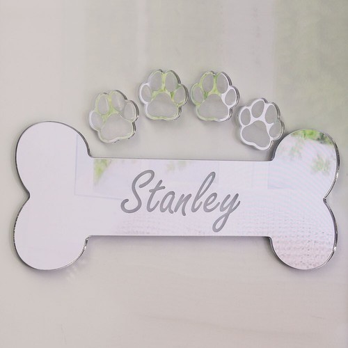 Personalised bone and paws - personalised,