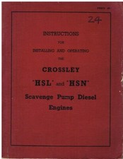 CROSSLEY HSL HSN 3 4 5 6 8-CYL