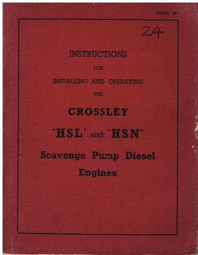 Crossley hsl hsn 6 - hsn, 8-cyl