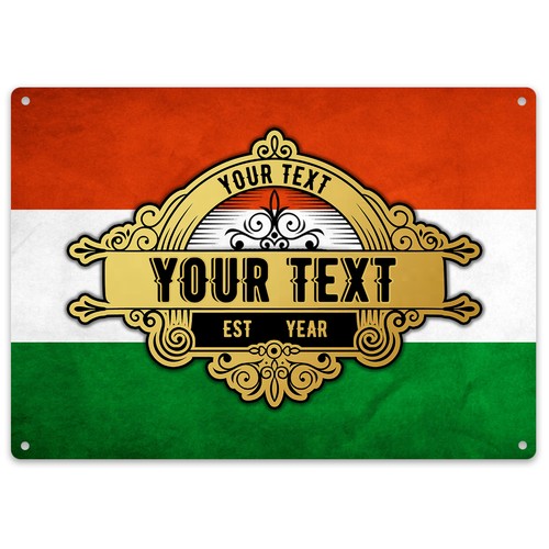 Hungary flag bar sign - hungary,