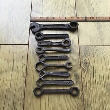 9 Vintage Bedstead Spanners , Lever Spanner’s Etc.