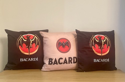 Set bacardi rum cushion - of,