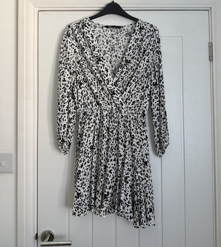 Zara black white - white, animal