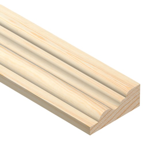 Pine barrel moulding - pine,