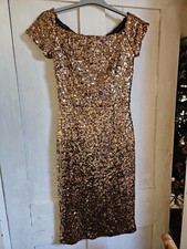 gold sequin french connection