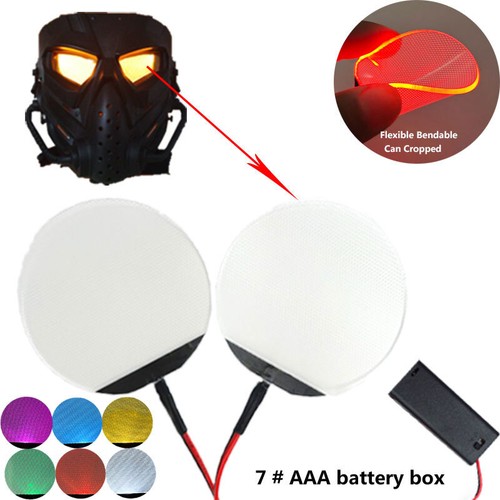Round led light eyes cosplay - led,