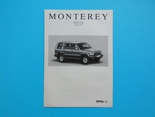 Brochure/price list-Opel
