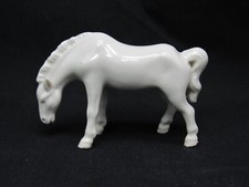 Vintage Blanc De Chine White Porcelain Standing Horse 3"