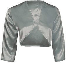 Dressy Satin Bolero Shrug Top