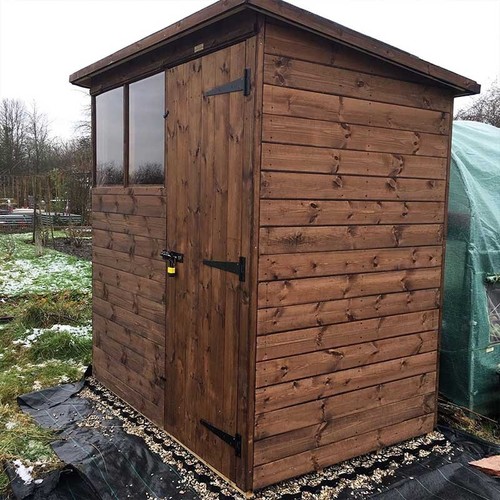 Garden shed base grid - grid, full