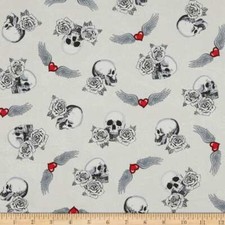 Fat Quarter Born To Ride