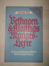 VELHAGEN KLASINGS MONATSHEFTE