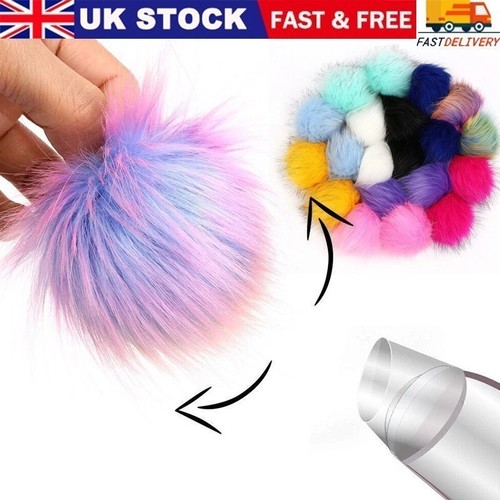 20pcs faux fur - faux, pom