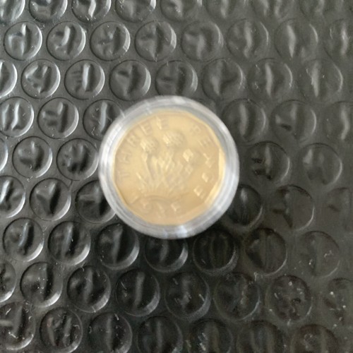 Brass threepence - brass,