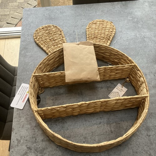 Rattan baby shelf unit rabbit - unit,