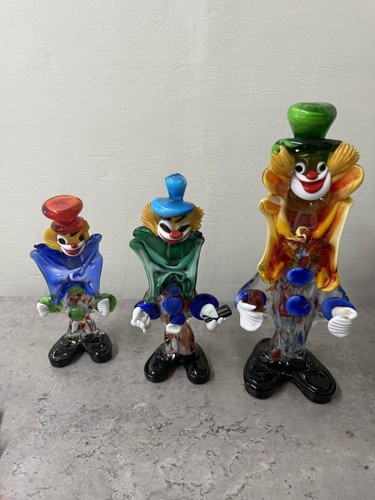 Murano glass clown - murano,