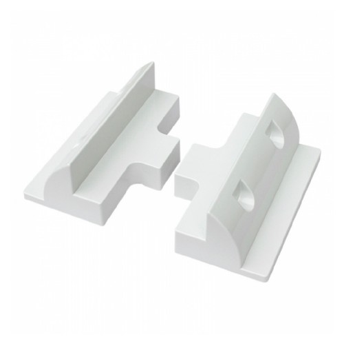White solar panel short side - white,