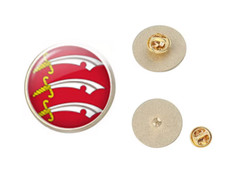 Essex Lapel Badge Pin - County Flag Regional Great Britian - Gold or Silver