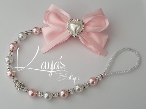 Keepsake bow heart bling - *bow,