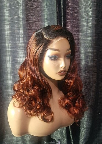 Human hair bouncy - bouncy, wig
